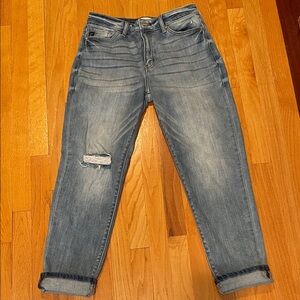 KanCan Distressed Blue Boyfriend Jeans